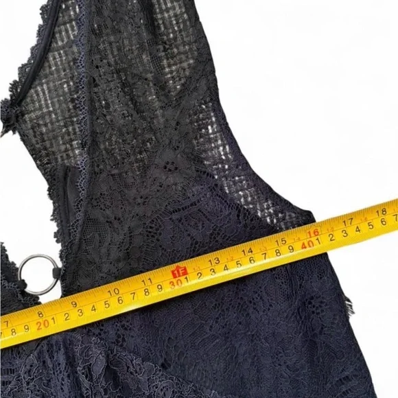 Free People Black Lace Dress - Picture 4 of 6